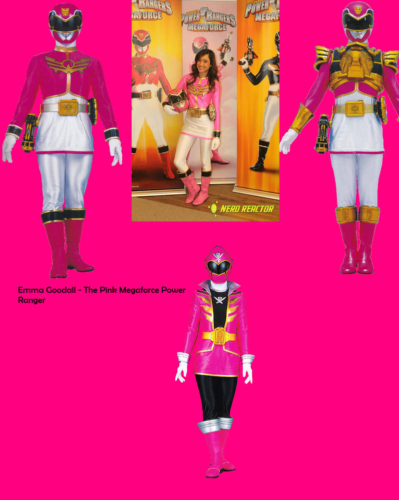 Pink Megaforce Ranger - Emma Goodall by StarChandaline87 on DeviantArt