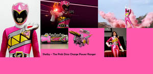 Pink Dino Charge Ranger - Shelby