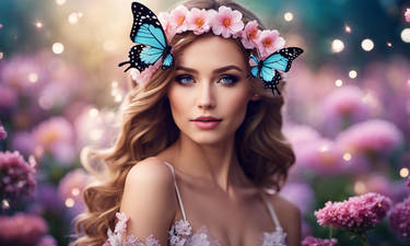 Floral Butterfly Princess
