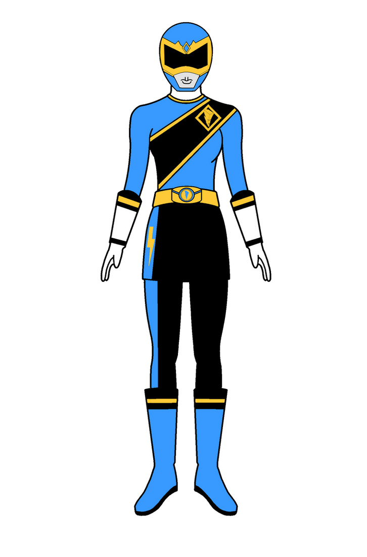Junior Blue Power Ranger Skirted Version by StarChandaline87 on DeviantArt