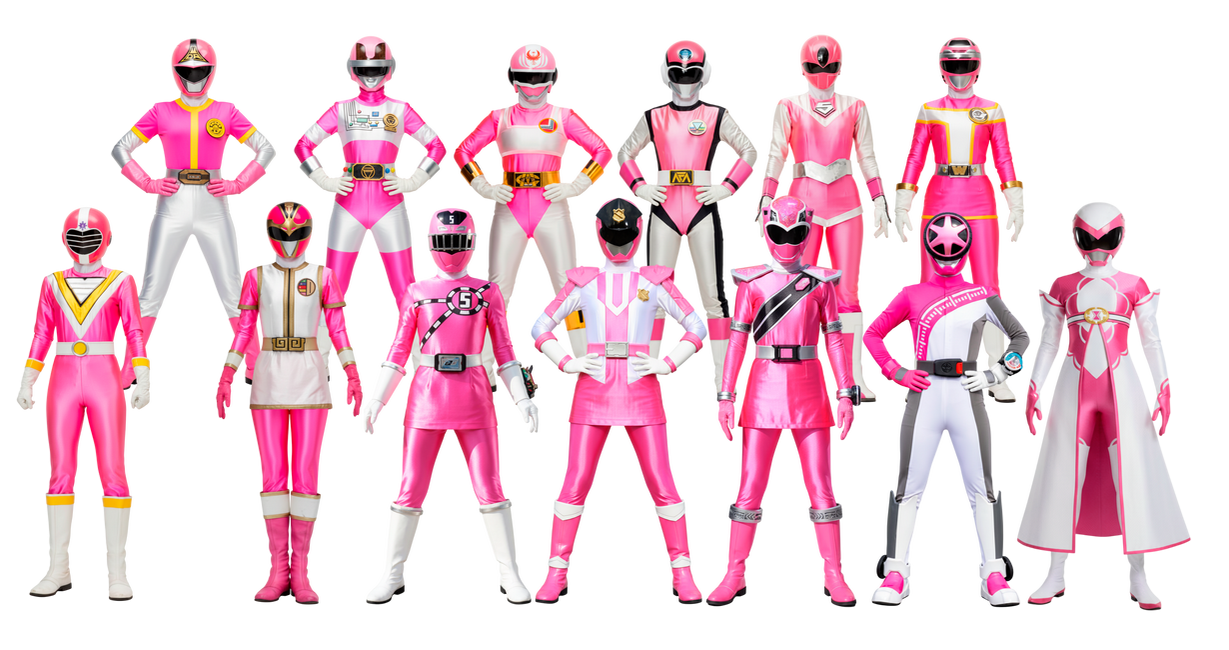 Pink Ranter Layout Pink Rangers - Exclusive by StarChandraline87 on DeviantArt