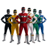 Alternate Power Rangers in Space - 6 Rangers