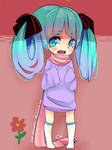 little hatsune miku by Ciel-Heartfilia