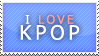 00056 I Love Kpop Stamp