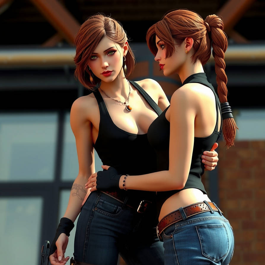 Thick Tits Goddess Clair Redfield Resident Evil m