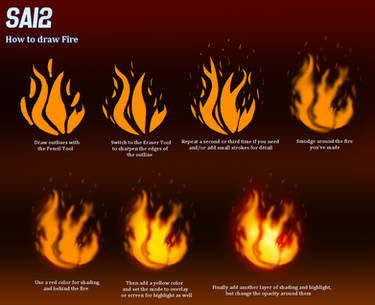 Fire Tutorial (Paint Tool Sai Ver.2)