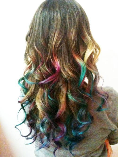 dyed tips