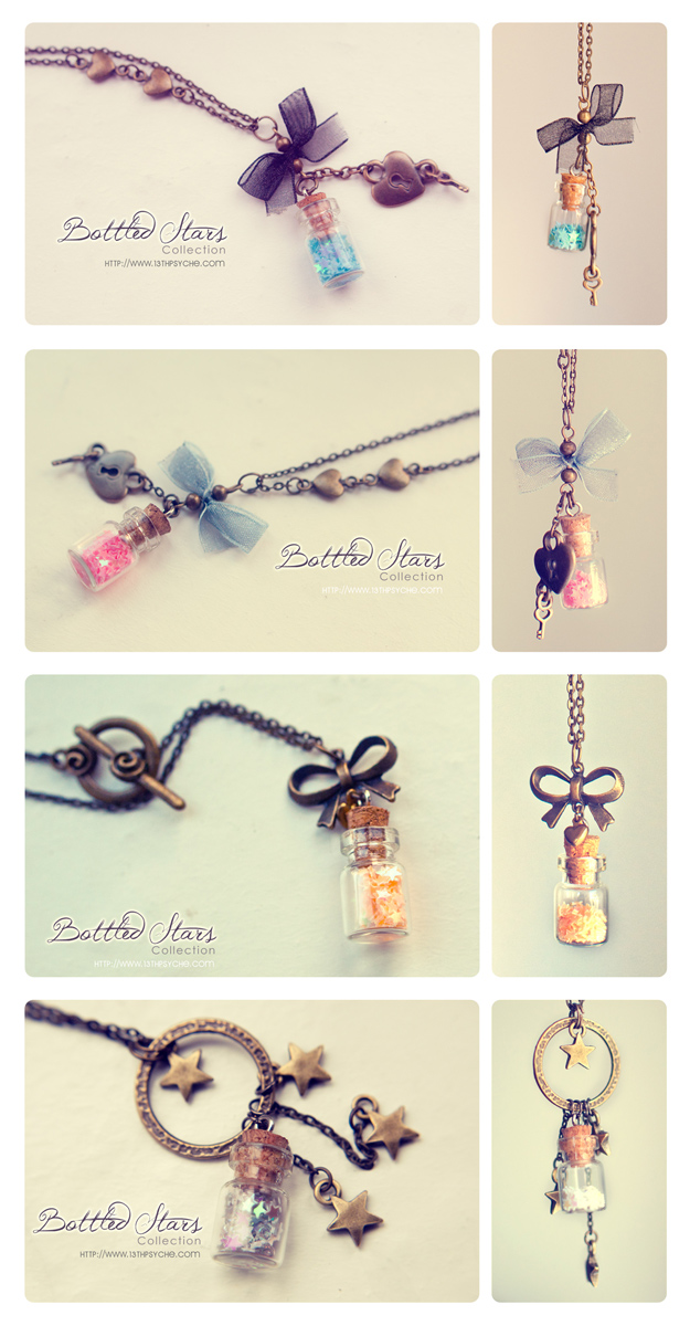 Bottled Stars. Necklace collection