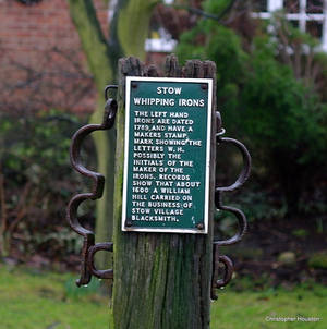 Closeup whipping post