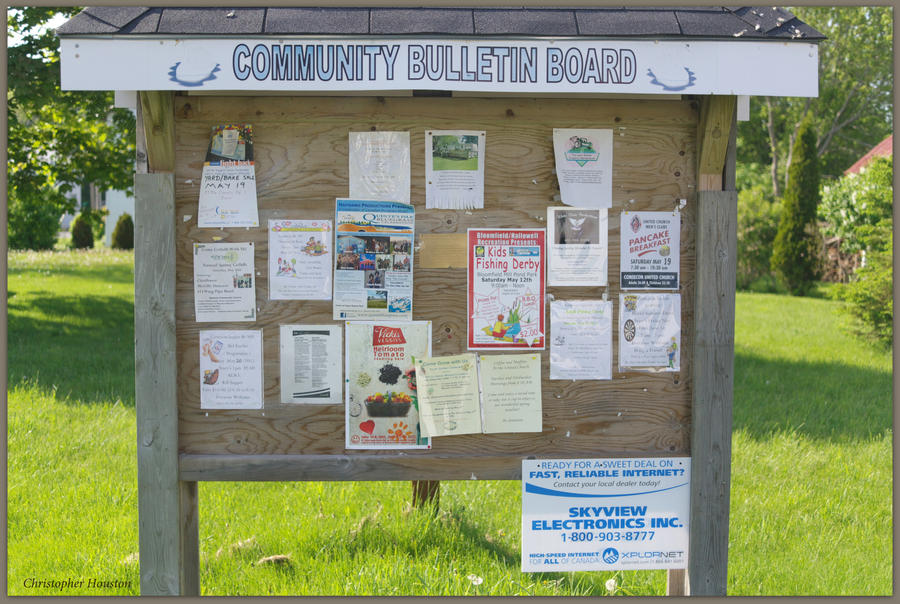 Consecon Bulletin Board