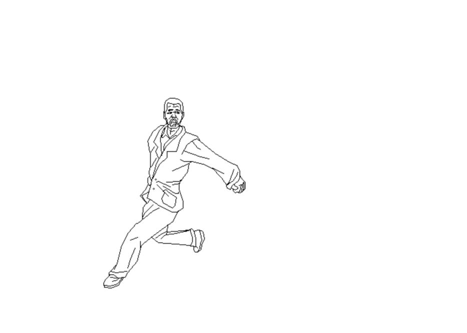 Spin Kick (Animation) by KhotsoDube on DeviantArt