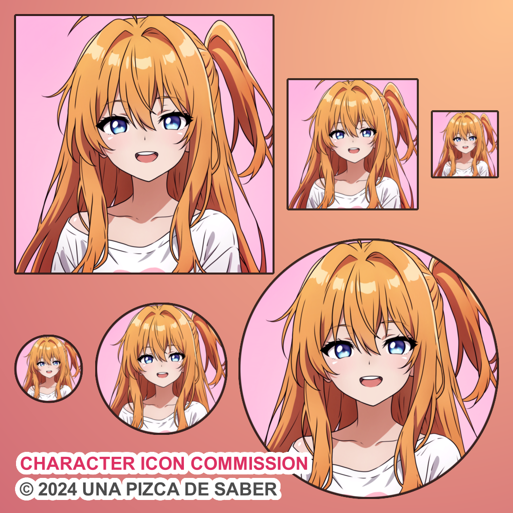 Cute Character Icon Commission Shape Examples by pizcadesaber on DeviantArt