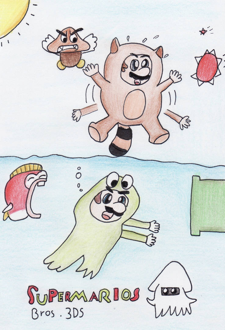 Super Mario Bros :Collab: by Red-head-girl on DeviantArt