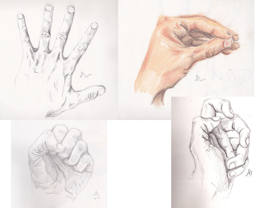 Hand Studies by AaronDockery on DeviantArt