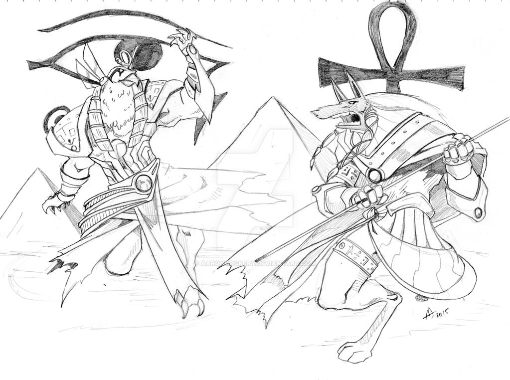 Anubis Vs Ror Ra vs. Anubis by AaronDockery on DeviantArt