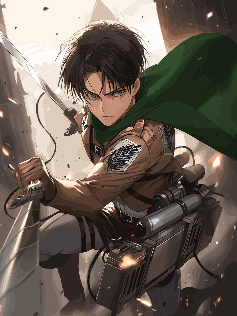 Good Smile Company Nendoroid 390 Levi(2Nd Re-Run): Attack On Titan By (ลิขสิทธิ์แท้)