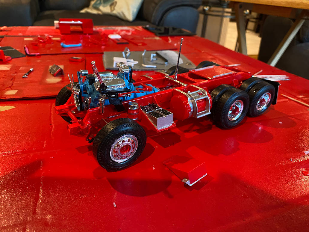 Model up. Drive train by CaboverTruckLover on DeviantArt