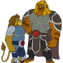 Leo and Lyon as Lion-O as Claudus