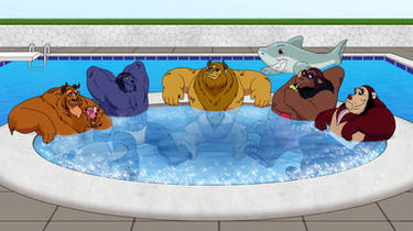 The Beasts in a Hot Tub