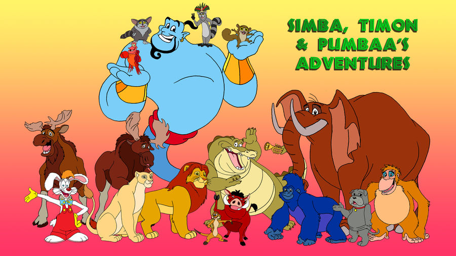 Simba, Timon and Pumbaa's Adventures Wallpaper