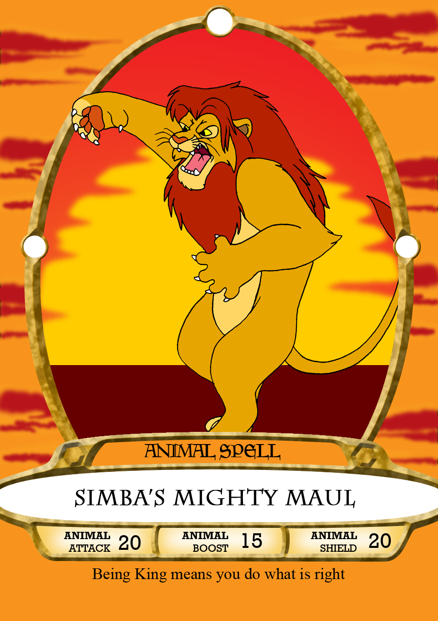 Simba's Mighty Maul Spell Card