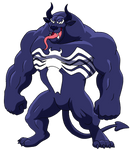 Benny as Venom by RetroUniverseArt