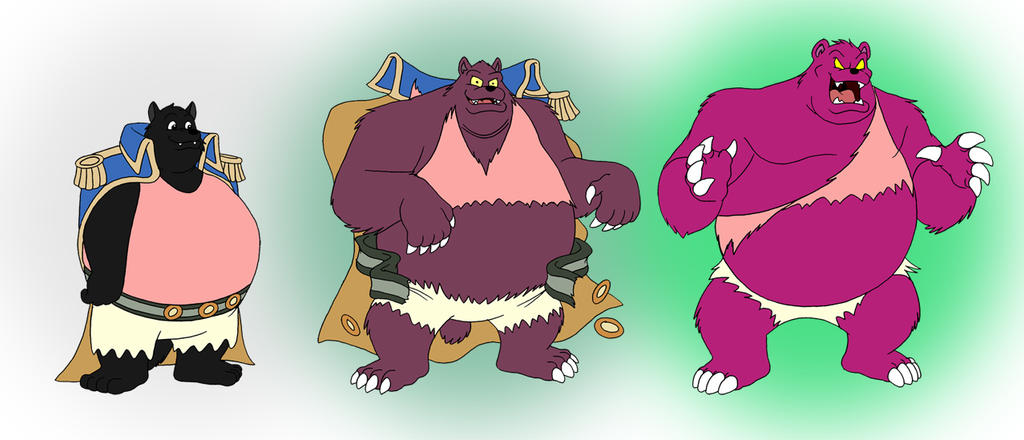 Commission - B.B Wolf to WereBear Transformation by RetroUniverseArt on ...