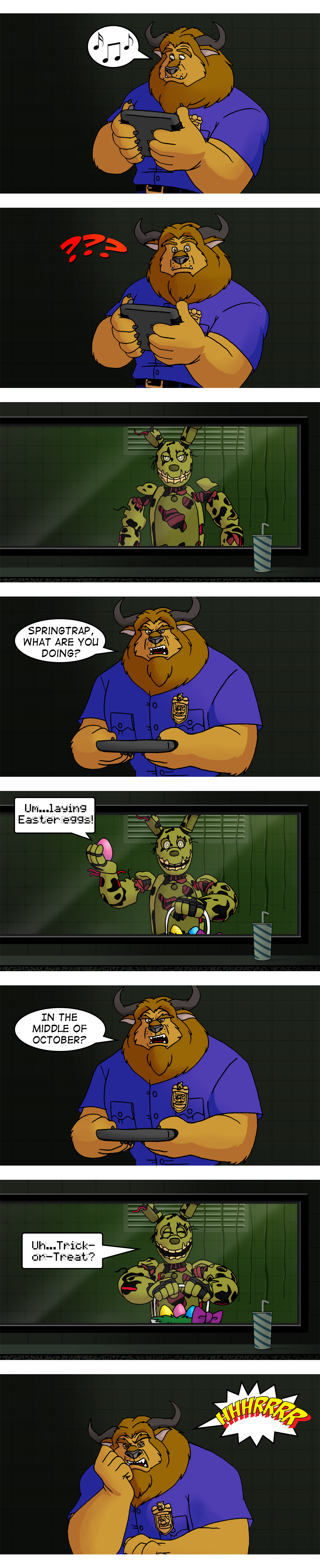 FNAF 3 Comic - Trick-or-Treat