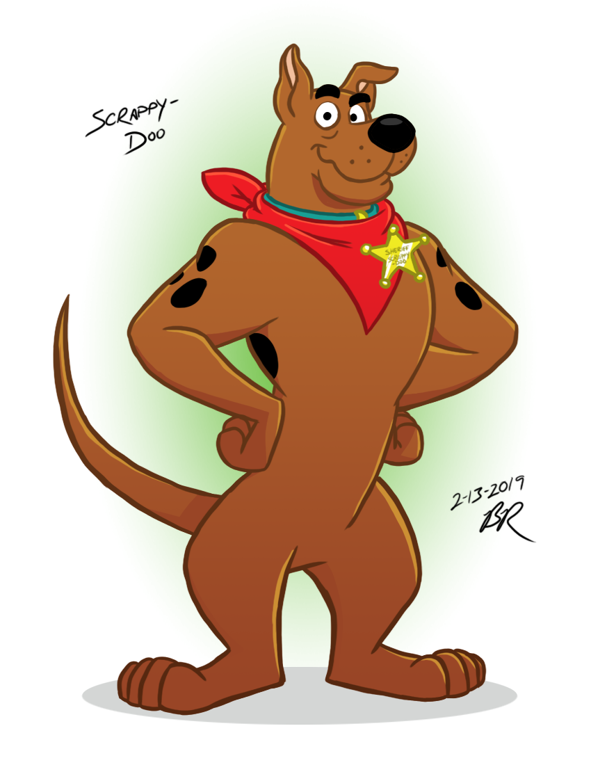 Commission - Adult Scrappy-Doo by RetroUniverseArt on DeviantArt