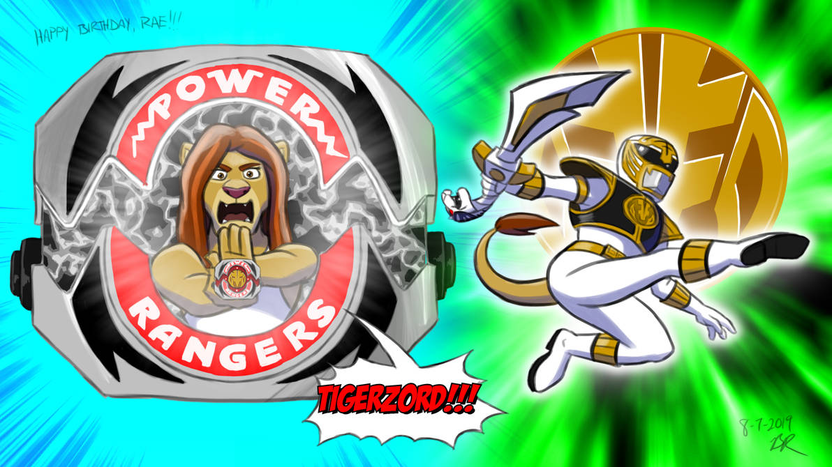 Rae the Lioness - White Power Ranger by RetroUniverseArt on DeviantArt