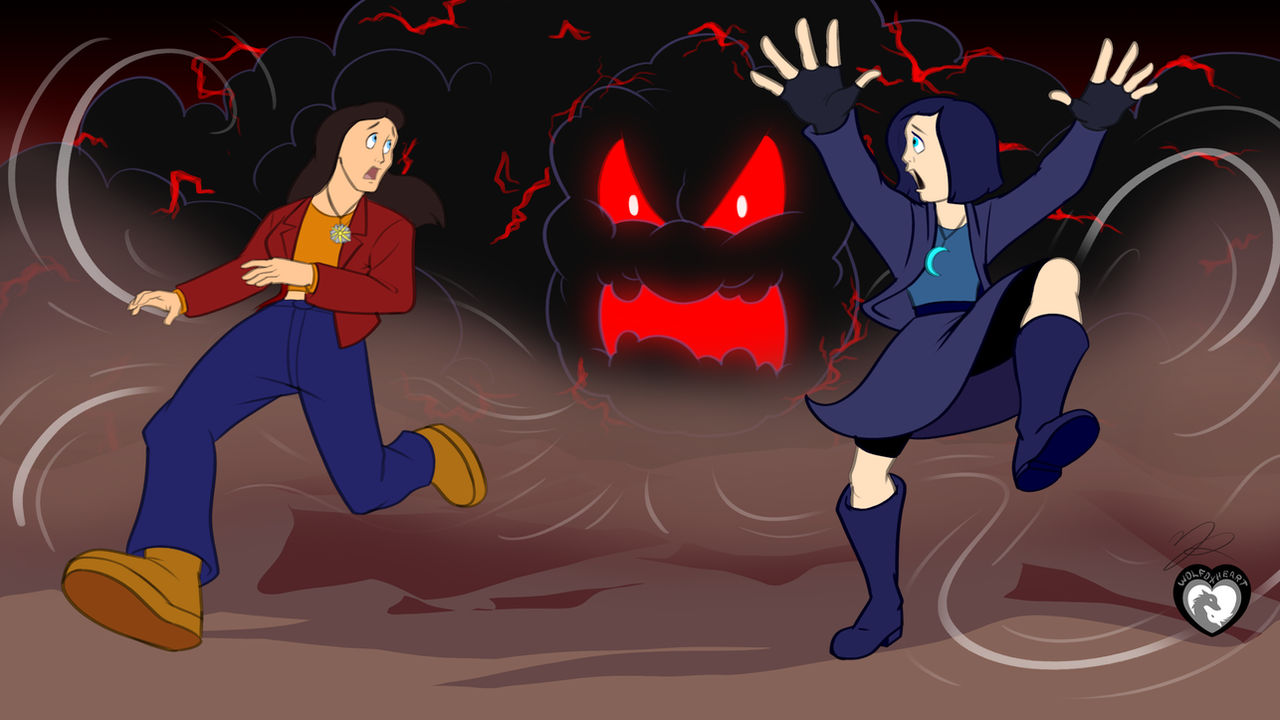 Persues Rival Commission - Darkness Persues by Beast-City-Art on DeviantArt