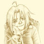 Edward Elric (sepia version)