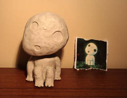 Kodama bobblehead WIP