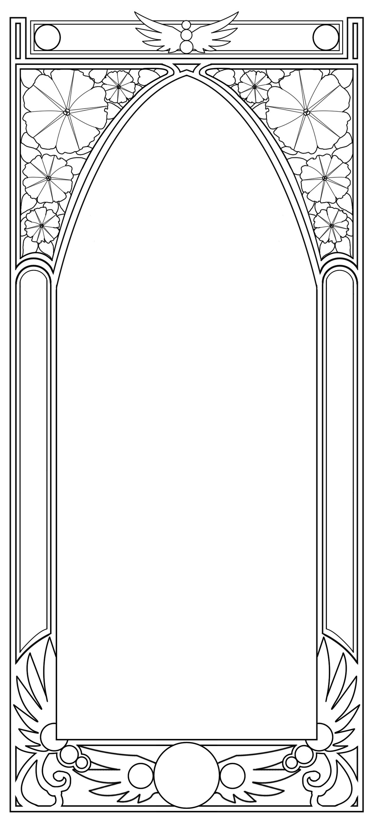 Free - Art Nouveau Border