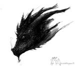 Dragon sketch by kikonart