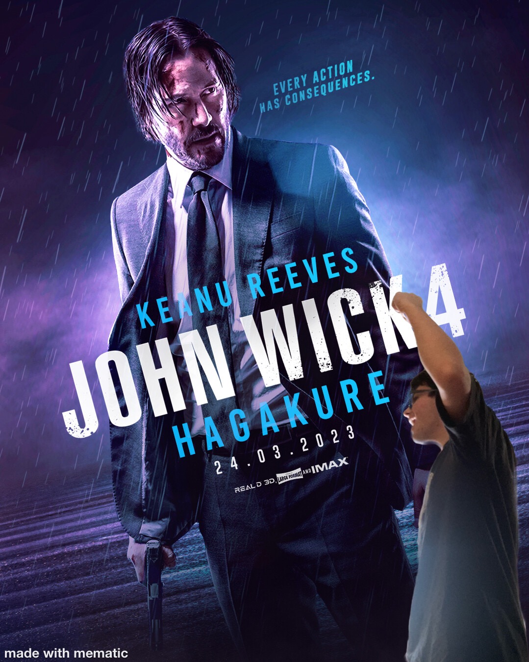 John Wick Chapter 4 Poster, John Wick 4 2023 Coming Soon Poster - Ink In  Action