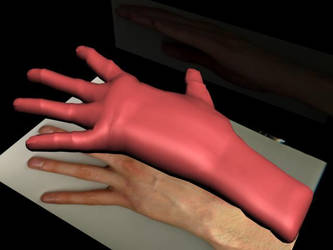 Smoothed Low Poly Hand