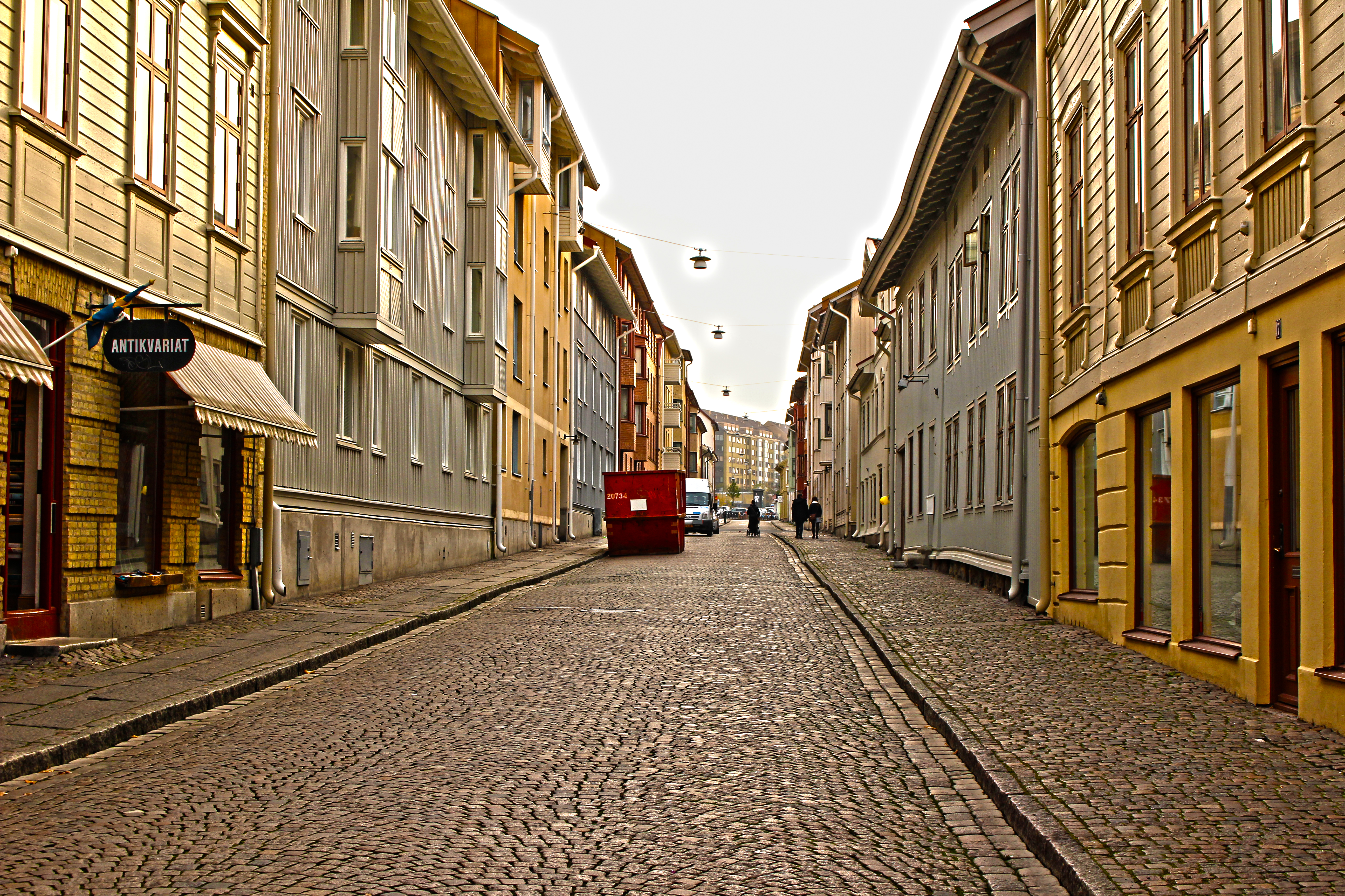 The streets in Haga, Goteborg