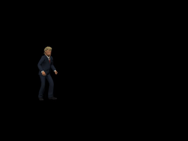 Donald Trump test RE2 animation.(gif) by MarK-RC97 on DeviantArt