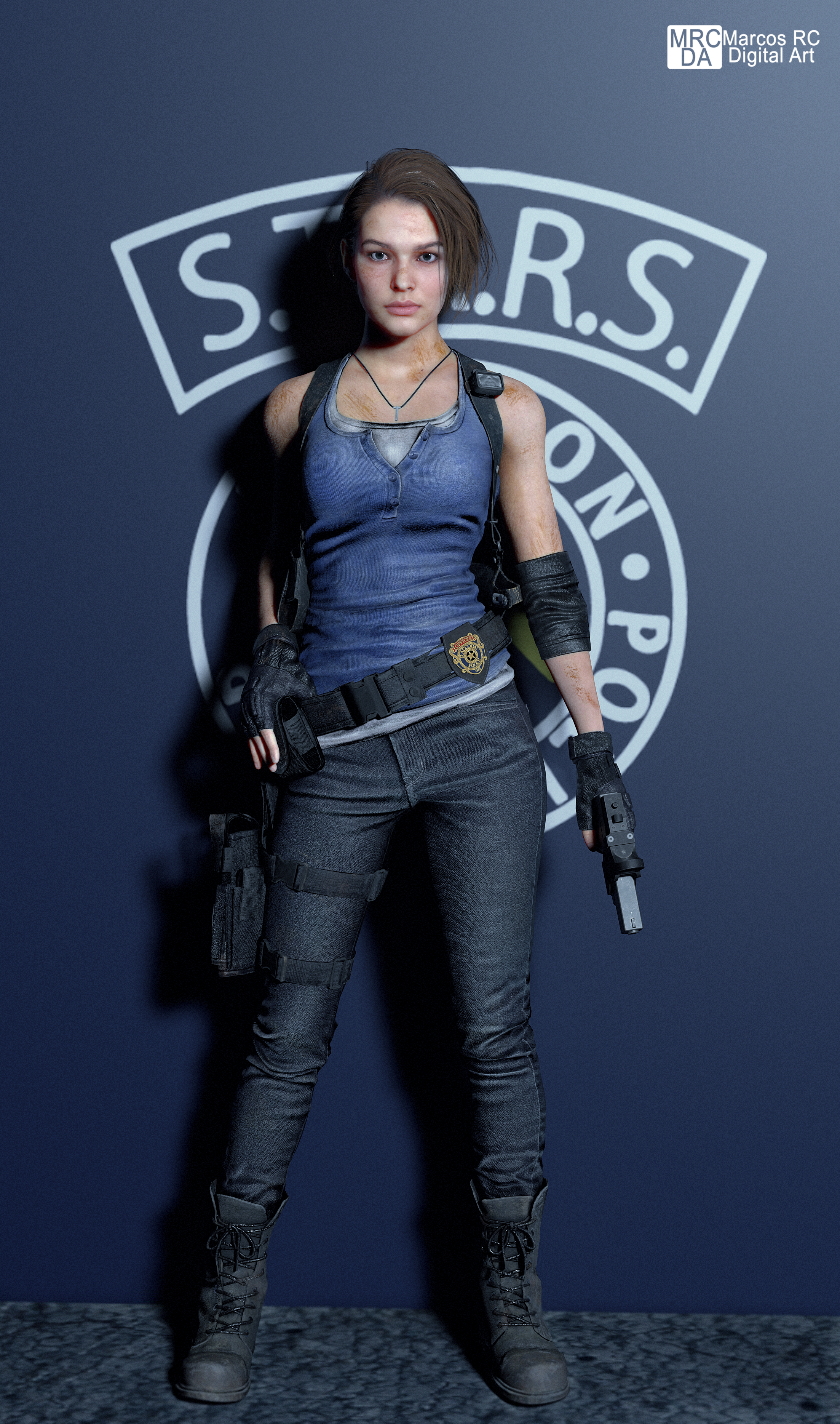 jill valentine re3 remake 3D Model in Woman 3DExport