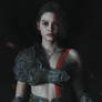 Jill cosplaying Kratos 2