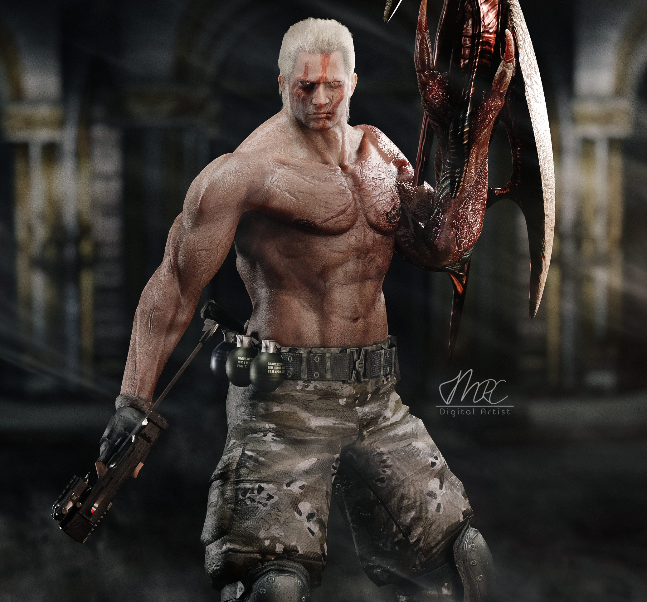 Krauser looks amazing in this Remake : r/residentevil