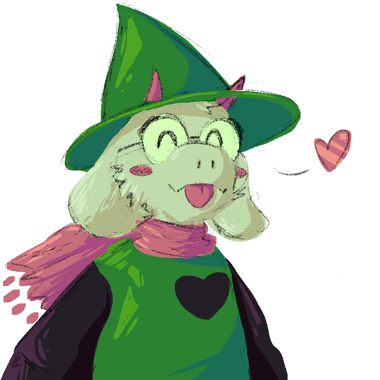 Ralsei drawing by SuperStarFruit on DeviantArt