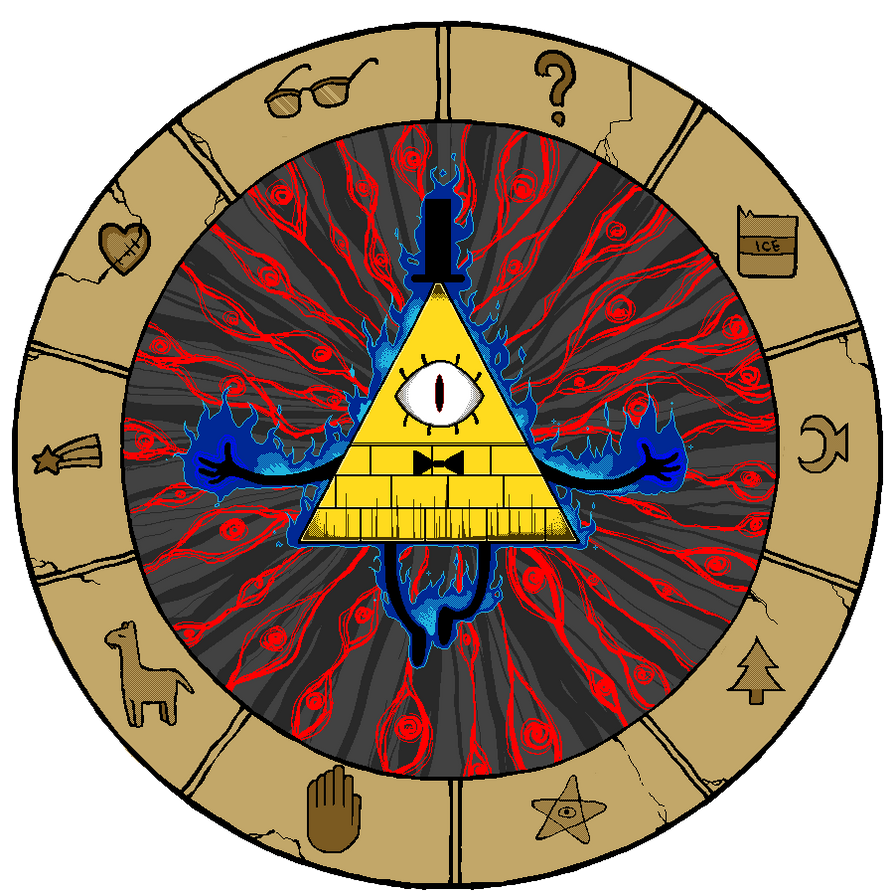 Gravity Falls (Bill Cipher) gif by ginushka123456789 on DeviantArt
