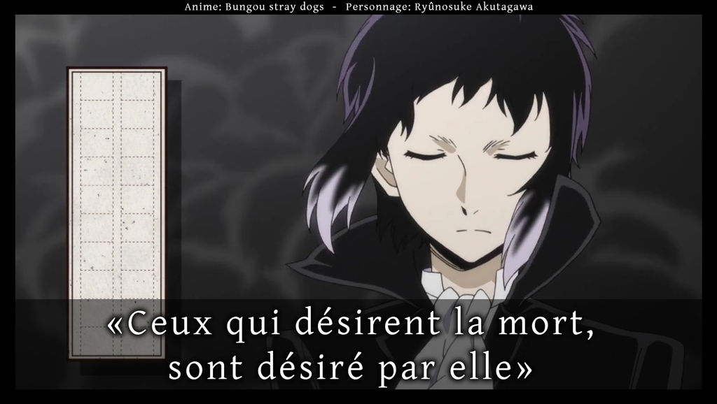 Bungou Stray Dogs Citation 1 By Animecitationsquotes On Deviantart Bungou Stray Dogs Citation 1 By Animecitationsquotes On Deviantart