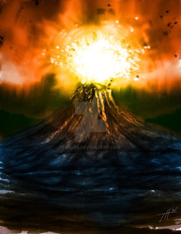 Volcano Deviantart volcano by mk-ss on DeviantArt