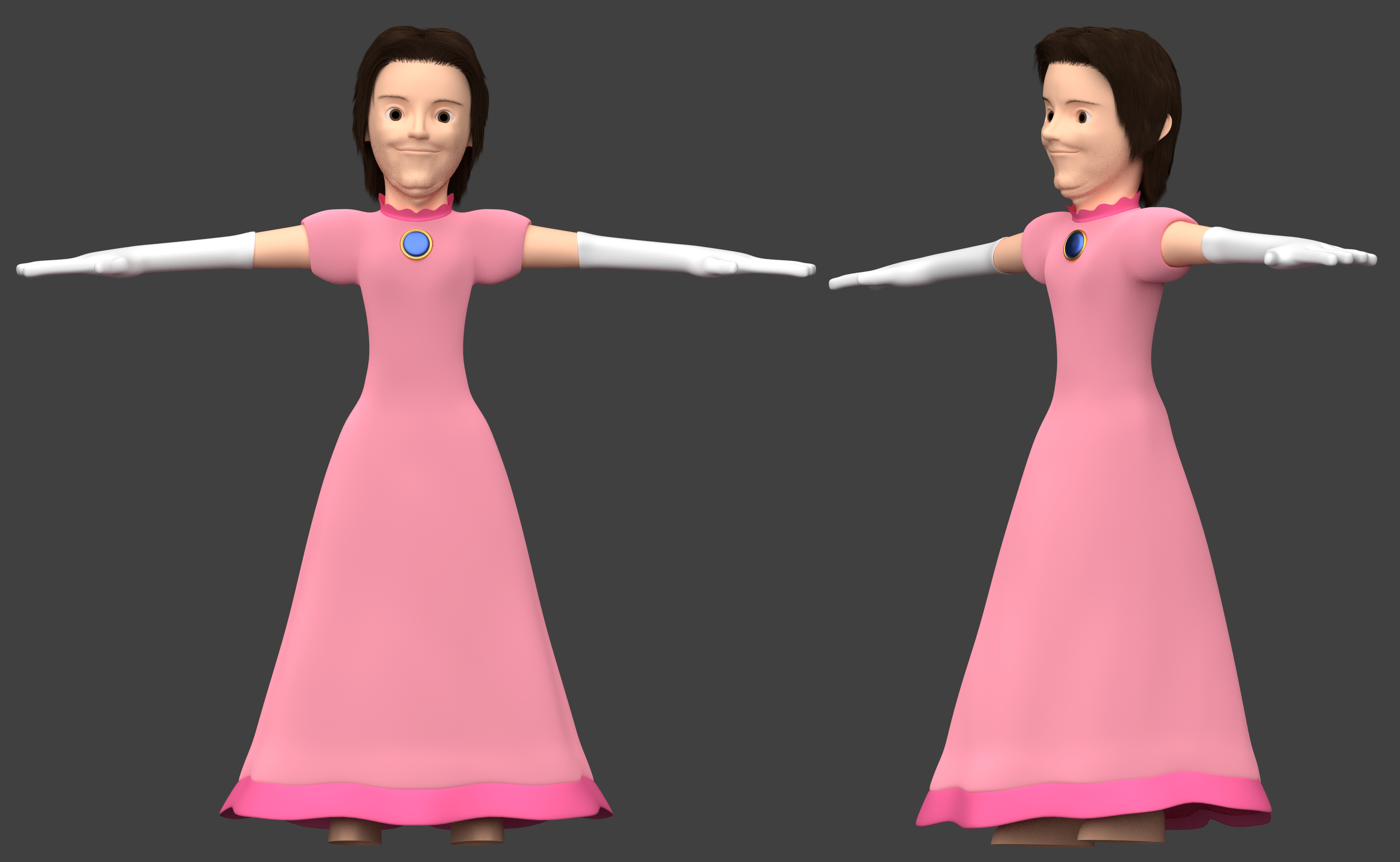 Arin Hanson 3D Model Update 2 - Now with more chin