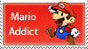 Mario Addict Stamp
