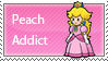 Peach Addict Stamp
