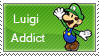 Luigi Addict Stamp